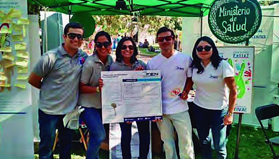 Equipo FEN en actividad con el Ministerio de Salud